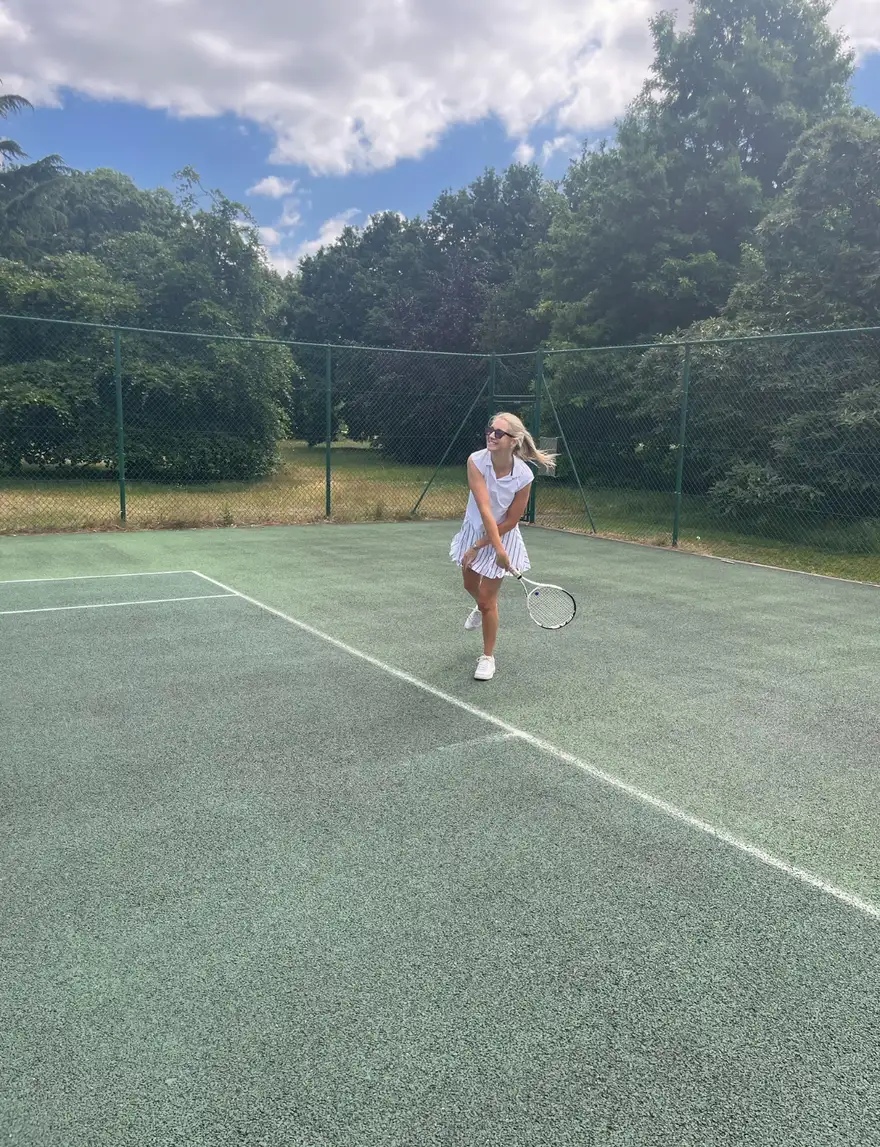 Kate on the court